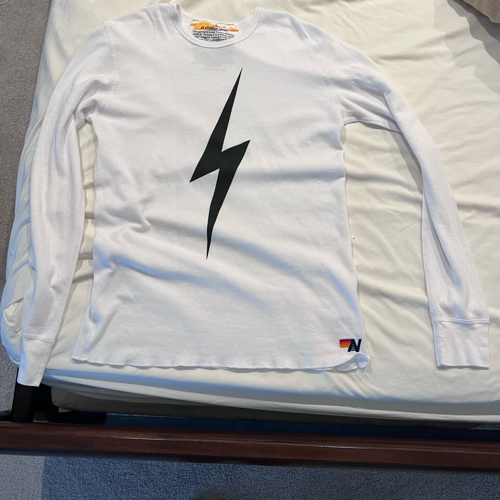 Aviator Nation Thermal in white, size large